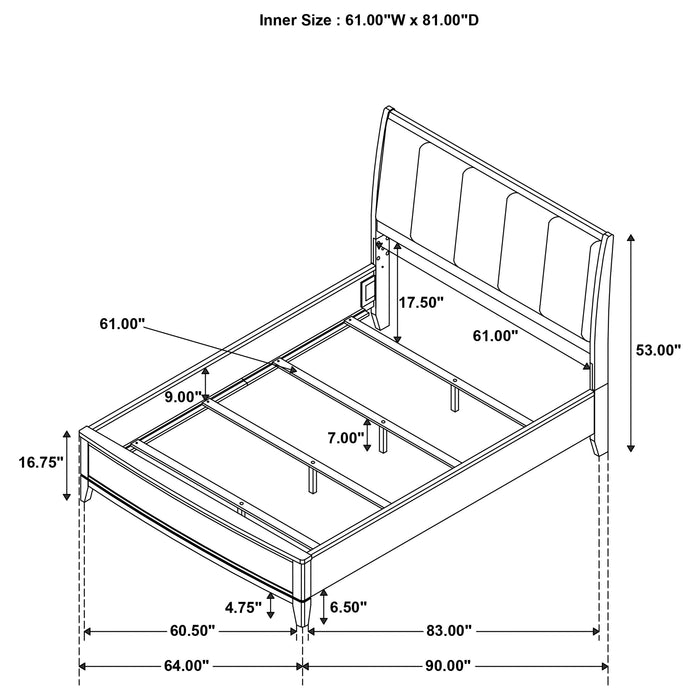 Granada California King, E.King, & Queen Bed - Just Furniture (PA) - Multi Location