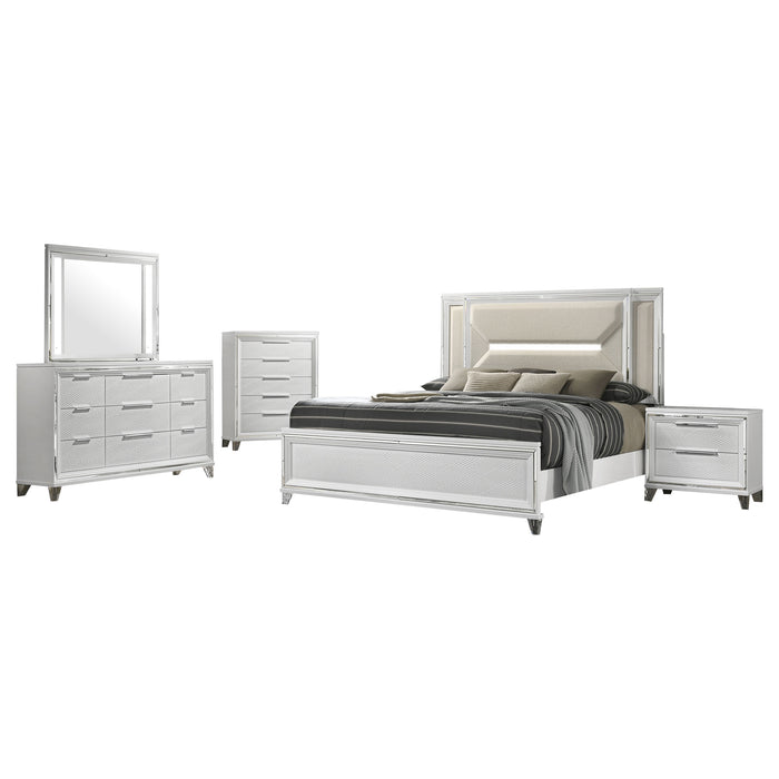 Marmore 4 & 5 Pc E.king, Cal.king, & Queen Bedroom Set - Just Furniture (PA) - Multi Location