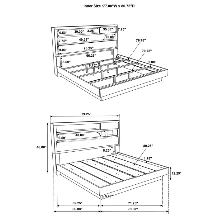 Fenwick 4 & 5 Piece Bedroom Set - Just Furniture (PA) - Multi Location