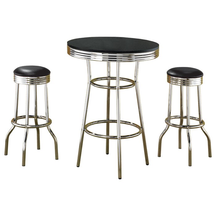 Retro 3 Pc Bar Set - Just Furniture (PA) - Multi Location
