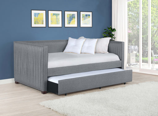 Brodie Upholstered Twin Daybed with Trundle Grey - Just Furniture (PA) - Multi Location