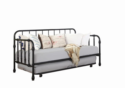 Marina Twin Metal Daybed with Trundle Black - Just Furniture (PA) - Multi Location