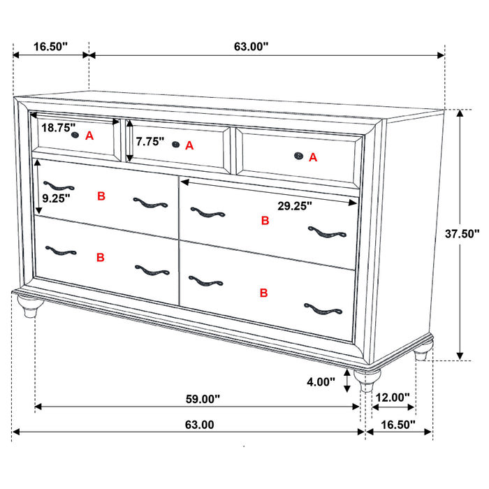 Barzini Bedroom Set White - Just Furniture (PA) - Multi Location
