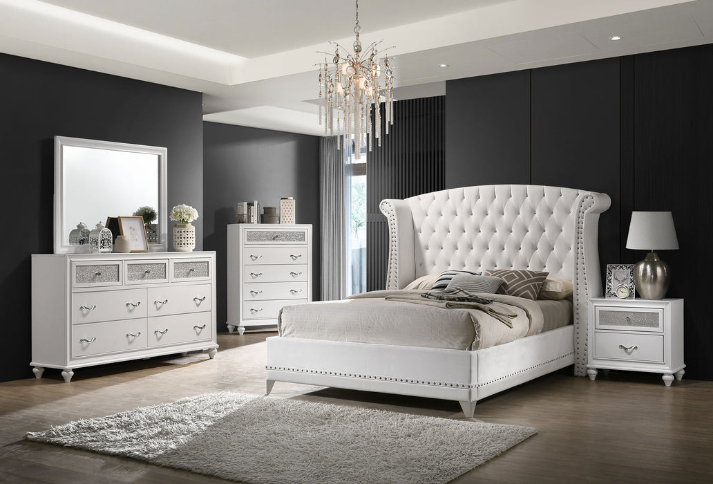 Barzini Bedroom Set White - Just Furniture (PA) - Multi Location