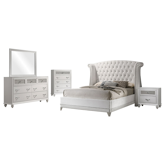 Barzini Bedroom Set White - Just Furniture (PA) - Multi Location