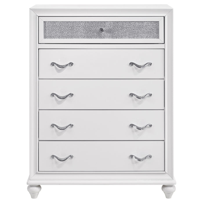 Barzini Bedroom Set White - Just Furniture (PA) - Multi Location