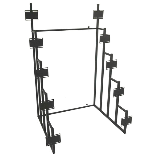 Duarto 5-tier Headboard Display Rack Black - Just Furniture (PA) - Multi Location