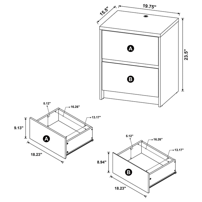 Westpark Nightstands - Just Furniture (PA) - Multi Location