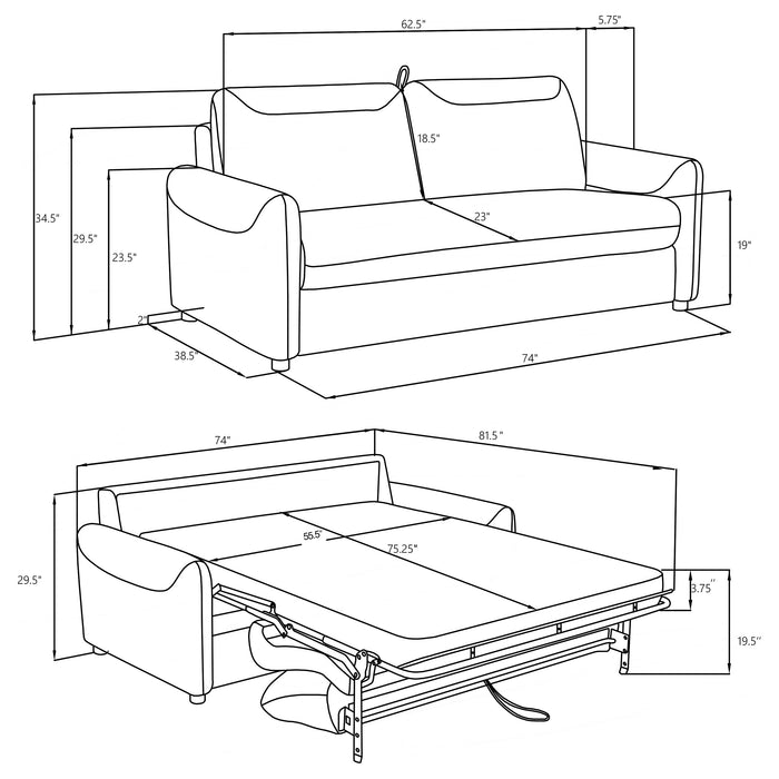 Rylie Sleeper Sofa - Just Furniture (PA) - Multi Location