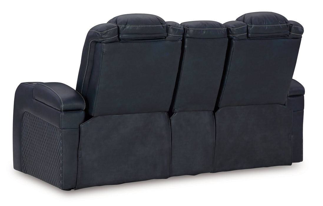 Fyne-Dyme Power Reclining Loveseat with Console - Just Furniture (PA) - Multi Location