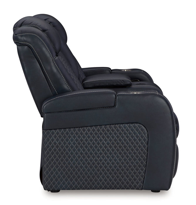 Fyne-Dyme Power Reclining Loveseat with Console - Just Furniture (PA) - Multi Location
