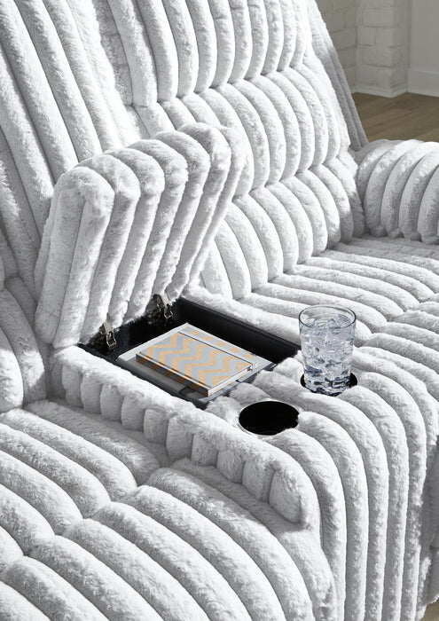 Rhines Falls Power Reclining Loveseat with Console - Just Furniture (PA) - Multi Location