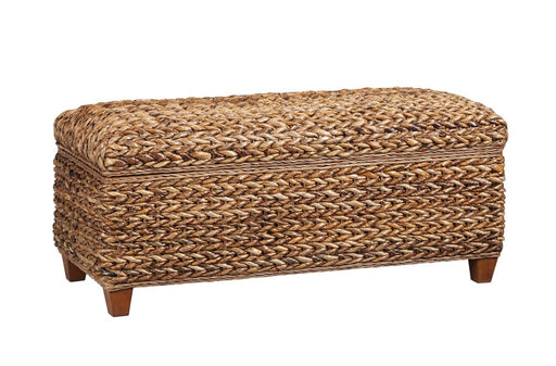 Laughton Hand-Woven Banana Leaf Storage Trunk Amber - Just Furniture (PA) - Multi Location