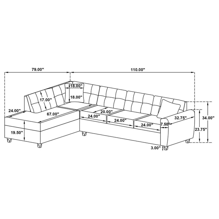 Stonenesse Stationary Sectionals - Just Furniture (PA) - Multi Location