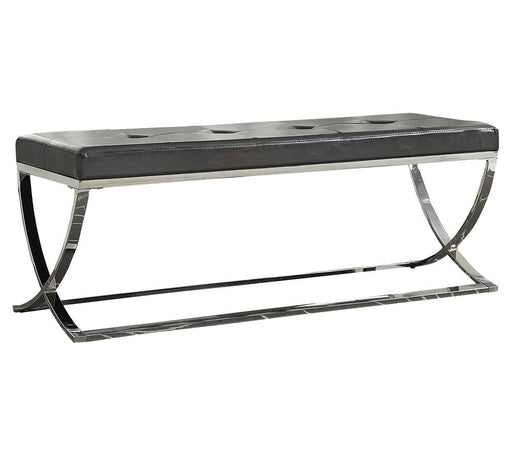 Walton Rectangle Upholstered Tufted Bench Black - Just Furniture (PA) - Multi Location