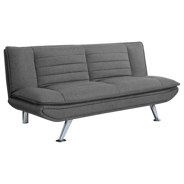 Julian Upholstered Sofa Bed with Pillow-top Seating Grey - Just Furniture (PA) - Multi Location