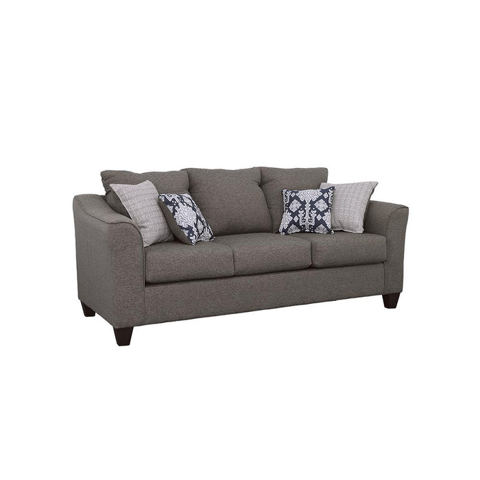 Salizar Flared Arm Sofa Grey - Just Furniture (PA) - Multi Location