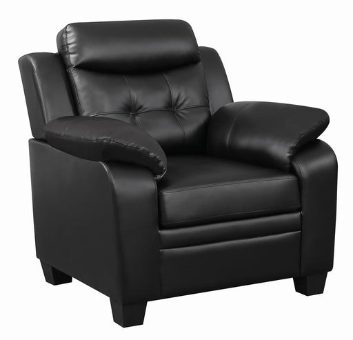 Finley Tufted Upholstered Chair Black - Just Furniture (PA) - Multi Location