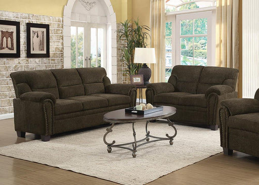 Clementine Upholstered Pillow Top Arm Living Room Set - Just Furniture (PA) - Multi Location