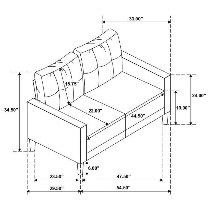 Bowen Stationary 3 Pc Sets - Just Furniture (PA) - Multi Location