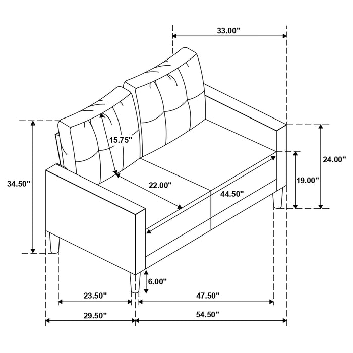 Bowen Stationary 3 Pc Sets - Just Furniture (PA) - Multi Location
