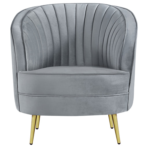 Sophia Upholstered Chair Grey and Gold - Just Furniture (PA) - Multi Location