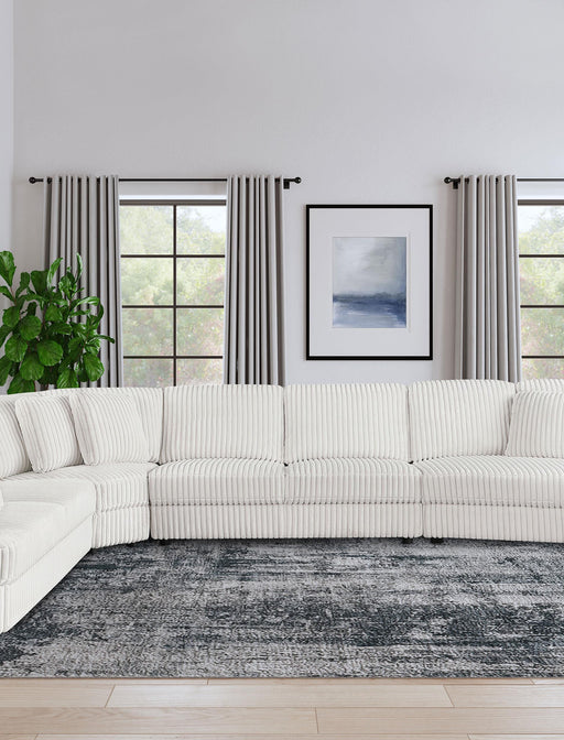 Emberson Upholstered Armless Loveseat Ivory - Just Furniture (PA) - Multi Location
