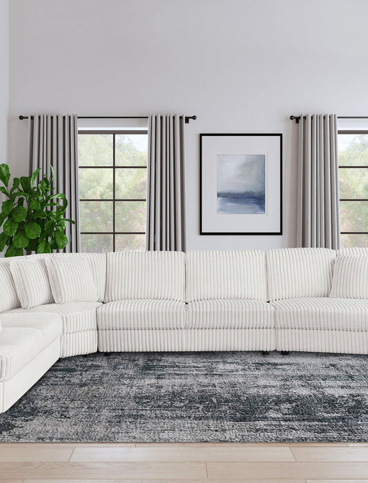 Emberson Upholstered Armless Loveseat Ivory - Just Furniture (PA) - Multi Location
