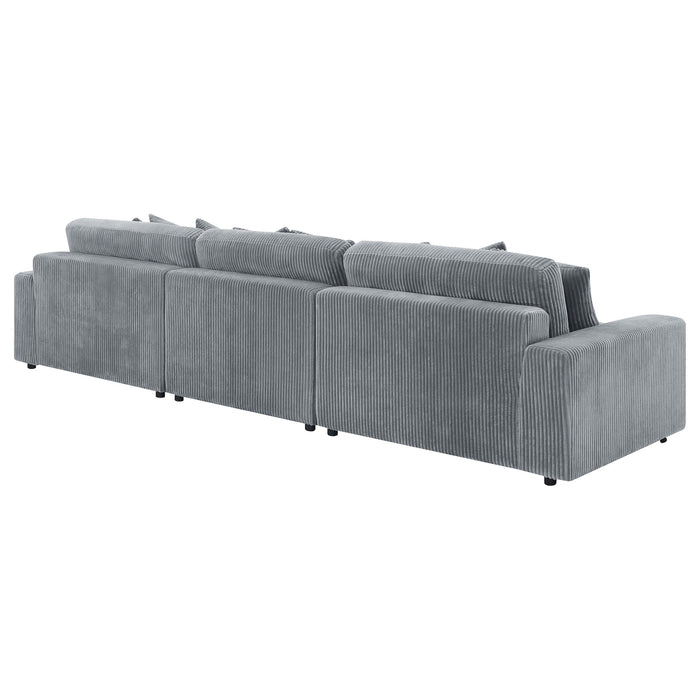 Blaine Upholstered Reversible Chaise Sectional Sofa - Just Furniture (PA) - Multi Location