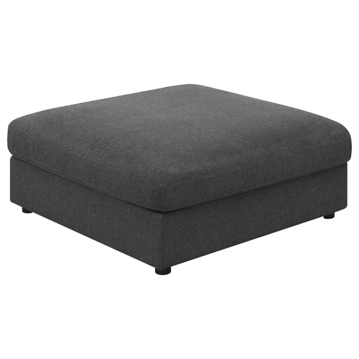 Serene Upholstered Rectangular Ottoman Charcoal - Just Furniture (PA) - Multi Location