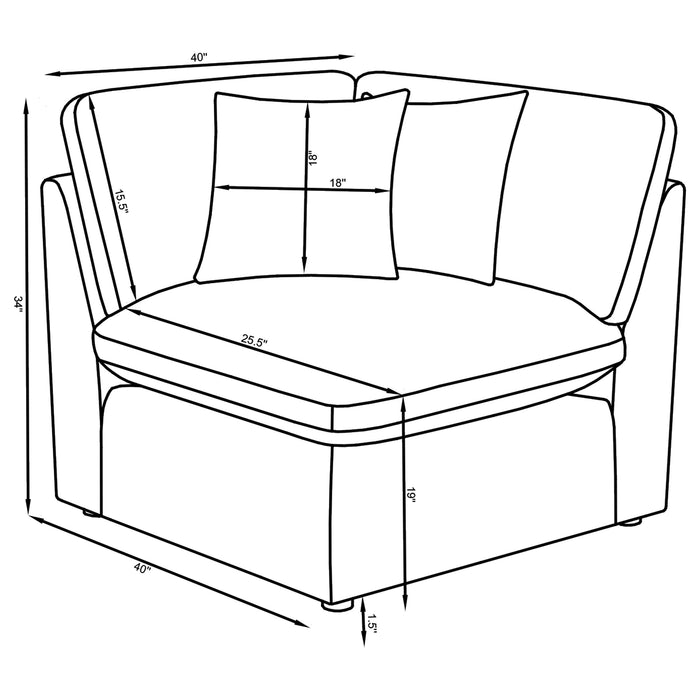 Hobson Seating Sectionals - Just Furniture (PA) - Multi Location
