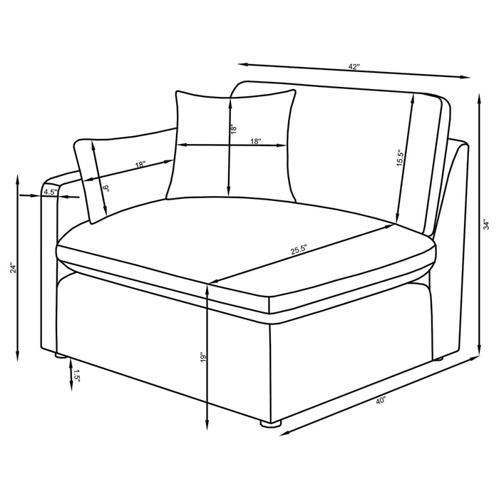 Hobson Seating Sectionals - Just Furniture (PA) - Multi Location