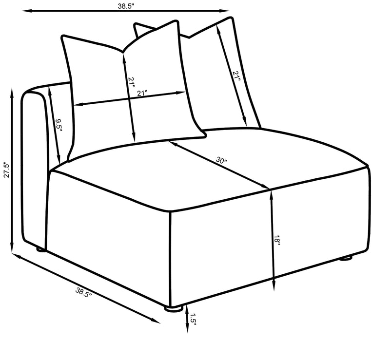 Jennifer Accent Chair - Just Furniture (PA) - Multi Location