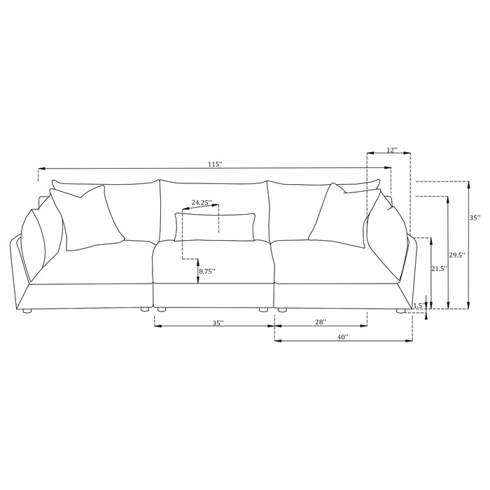 Sasha Stationary Sofas - Just Furniture (PA) - Multi Location