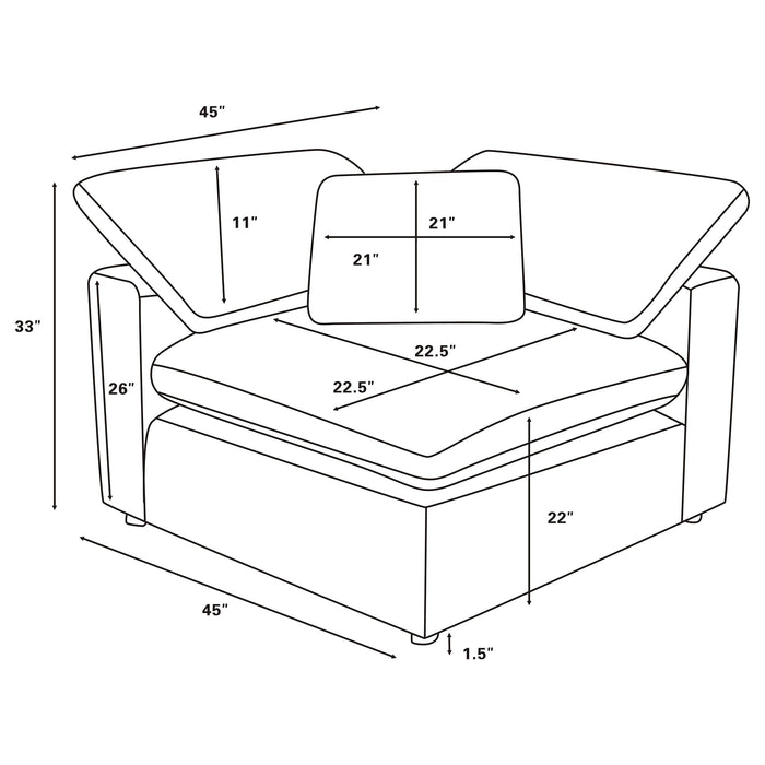 Raleigh Modular Sectionals Grey - Just Furniture (PA) - Multi Location