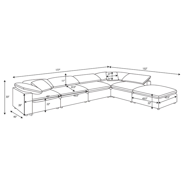 Raleigh Modular Sectionals - Just Furniture (PA) - Multi Location