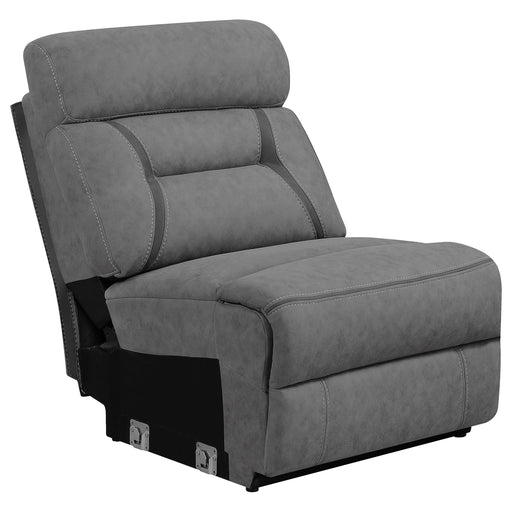 Higgins Upholstered Armless Chair Grey - Just Furniture (PA) - Multi Location