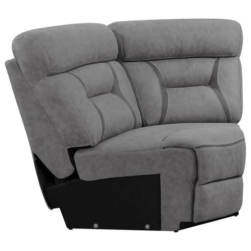 Higgins Upholstered Wedge Grey - Just Furniture (PA) - Multi Location
