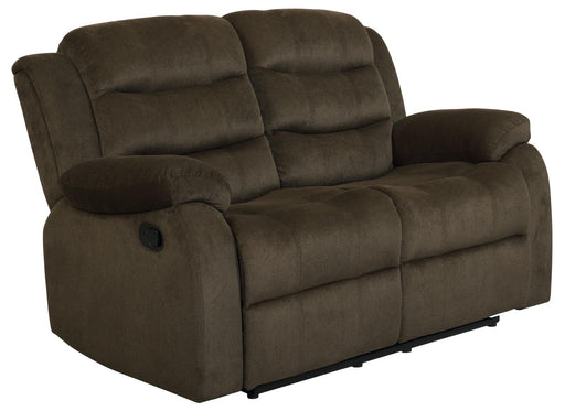 Rodman Pillow Top Arm Motion Loveseat Olive Brown - Just Furniture (PA) - Multi Location