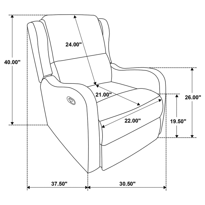 Kelsey Recliner - Just Furniture (PA) - Multi Location