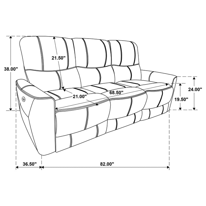 Greenfield Power Reclining Sofa - Just Furniture (PA) - Multi Location