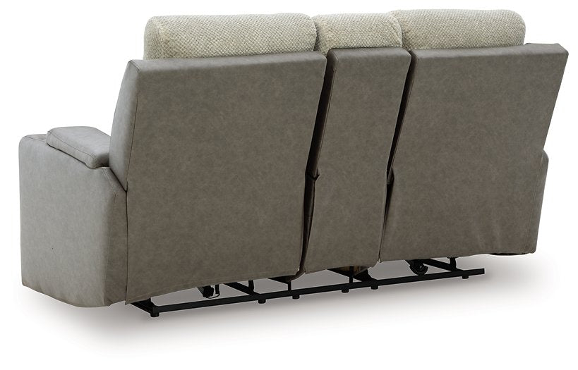 WhipLash Power Reclining Loveseat with Console - Just Furniture (PA) - Multi Location