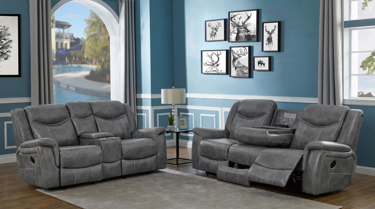 Conrad 2-piece Living Room Set Grey - Just Furniture (PA) - Multi Location