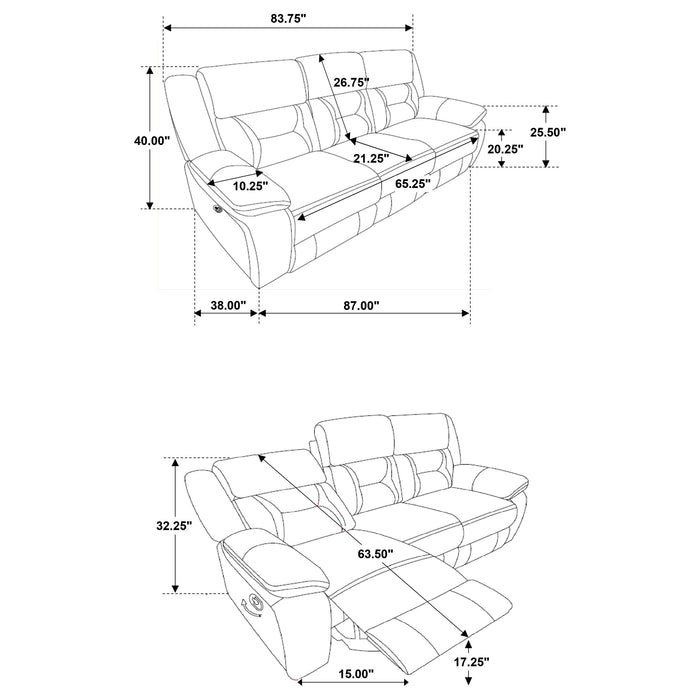 Greer Reclining 3 Pc Sets - Just Furniture (PA) - Multi Location