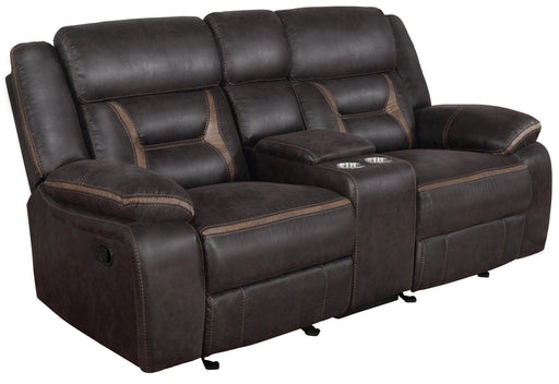 Greer Upholstered Tufted Back Glider Loveseat - Just Furniture (PA) - Multi Location
