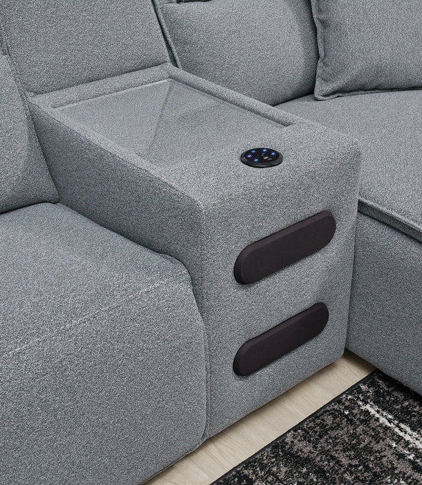 ModMax II Reclining Sectional with Chaise and Audio Console - Just Furniture (PA) - Multi Location