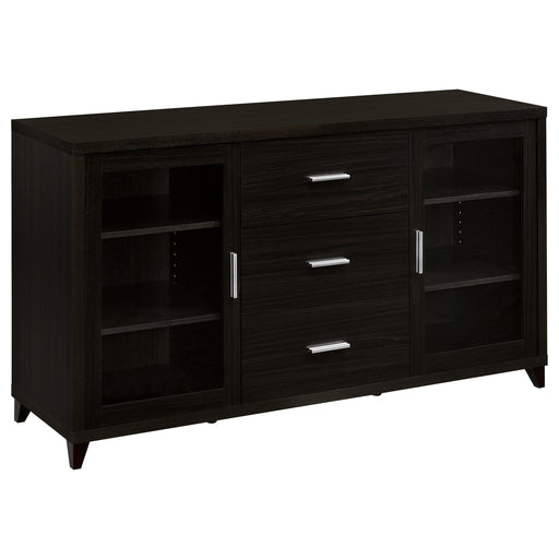 Lewes 2-door TV Stand with Adjustable Shelves Cappuccino - Just Furniture (PA) - Multi Location