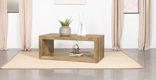 Benton Rectangular Solid Wood Coffee Table Natural - Just Furniture (PA) - Multi Location