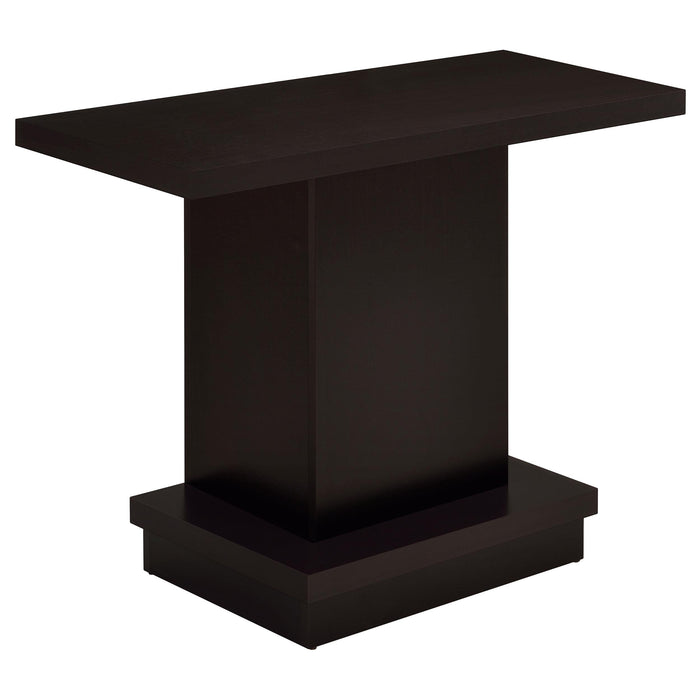 Reston Pedestal Sofa Table Cappuccino - Just Furniture (PA) - Multi Location