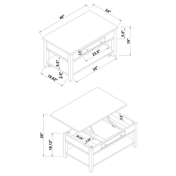 Bradford Coffee Table Sets - Just Furniture (PA) - Multi Location